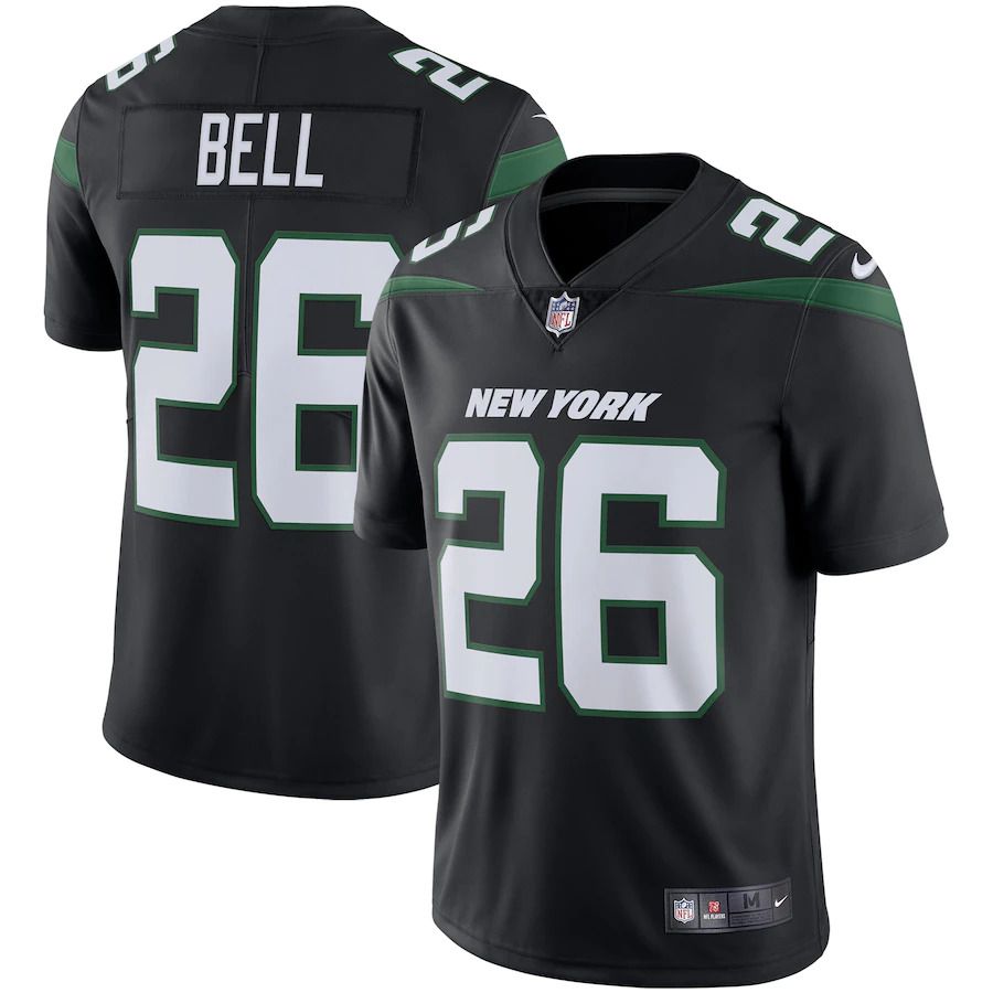 Men New York Jets #26 Le Veon Bell Nike Black Vapor Limited NFL Jersey
